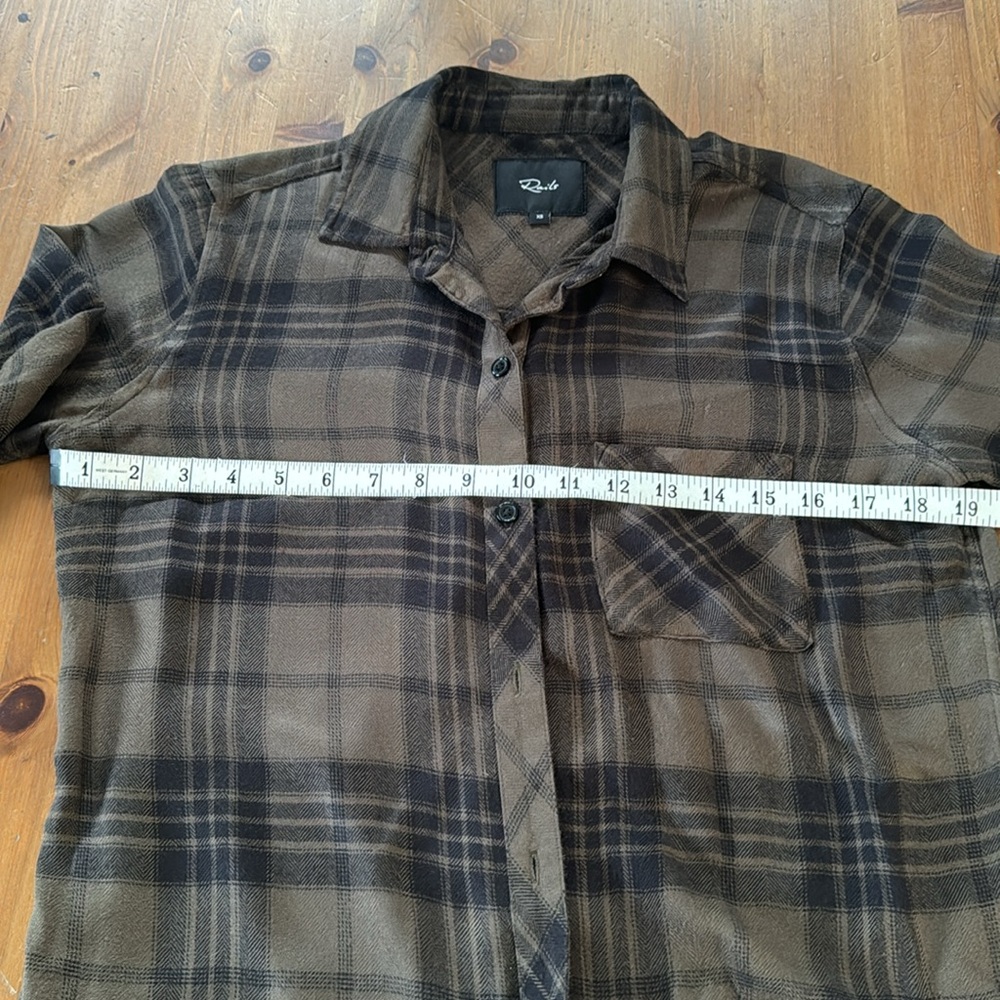Rails Plaid Button Down Xs - image 4